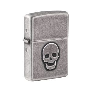 46889 Zippo Stamped Skull