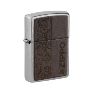 46920 Zippo Brown Leather