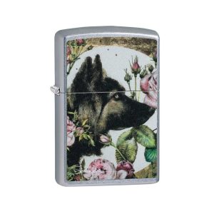 49089 Zippo Floral Canine [Steven Spazuk]
