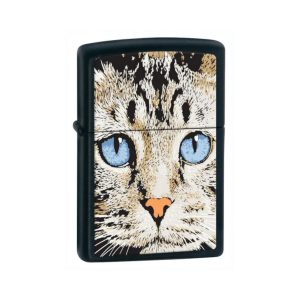 28040 Zippo Blue Eyed Cat