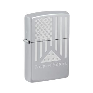 250 Zippo Folds of Honor Etched Flag