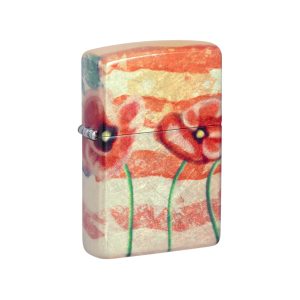 48458 Zippo American Poppie Design