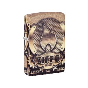 49193 Zippo Glowing Gears Design