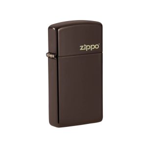 49266ZL Zippo Slim® Brown Logo