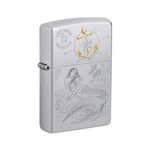 81011 Zippo Engraved Mermaid and Ship [Anne Stokes]