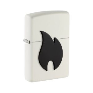 2008153 Zippo Black Flame Emblem