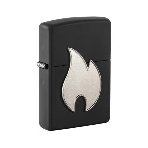2008154 Zippo Silver Flame Emblem