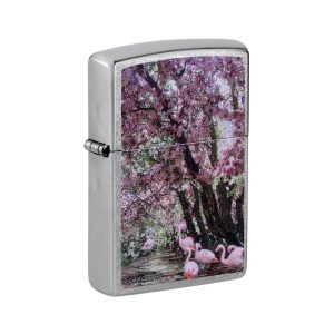 207 Zippo Flamingo Lagoon Design [Carol Cavalaris]