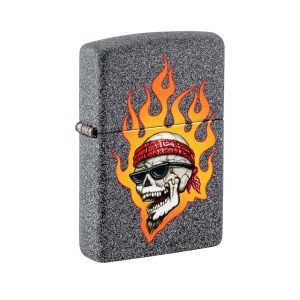 46933 Zippo Flaming Skull Design (Rietveld)