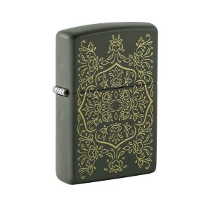 47007 Zippo Floral Mandala Design