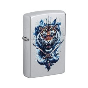 47020 Zippo Tiger Crest Design