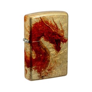47028 Zippo Dragon Samurai Design
