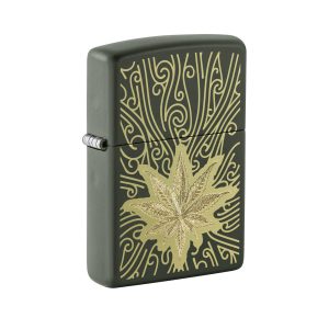 47030 Zippo Zen Leaf Design