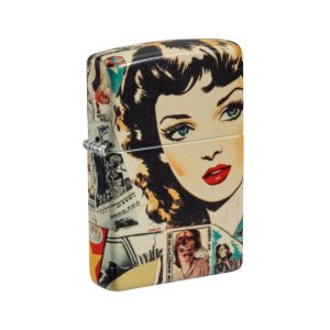 47033 Zippo Vintage Collage Design