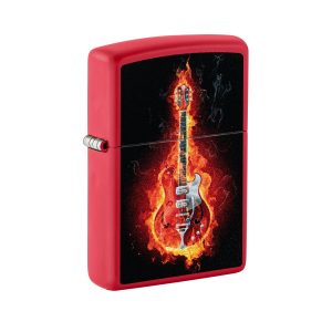 47052 Zippo Flaming Guitar Design