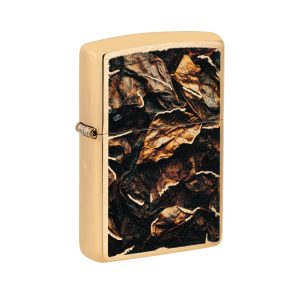47063 Zippo Natural Leaves Design