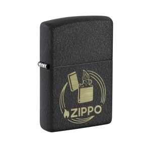 47081 Zippo Classic Crackle Design