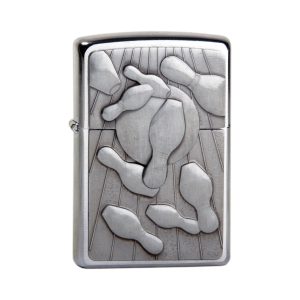 1901500 Zippo Bowling Surprise Pewter Emblem
