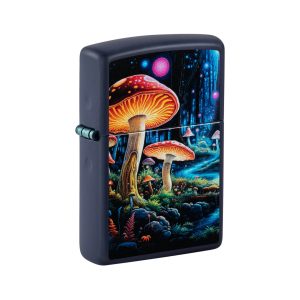 46947 Zippo Black Light Mushroom Design
