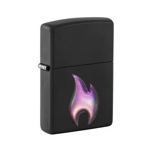 46965 Zippo Texture Flame Design