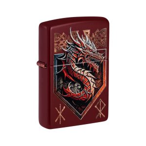 47136 Zippo Dragon Shield Design