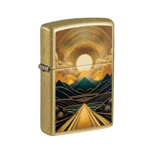 47137 Zippo Through the Mountains Design
