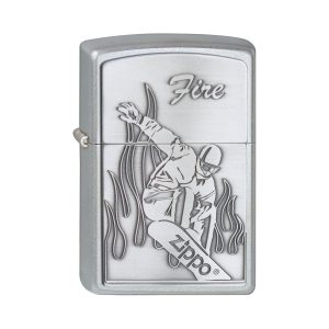 2001064 Zippo Snowboarder Fire Emblem