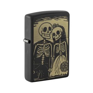 47210 Zippo Skeleton Wedding Design