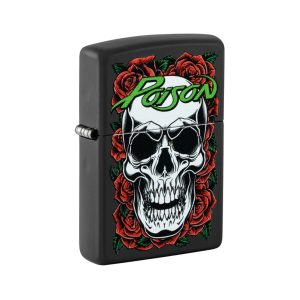 47229 Zippo Skull and Roses Design [Poison]