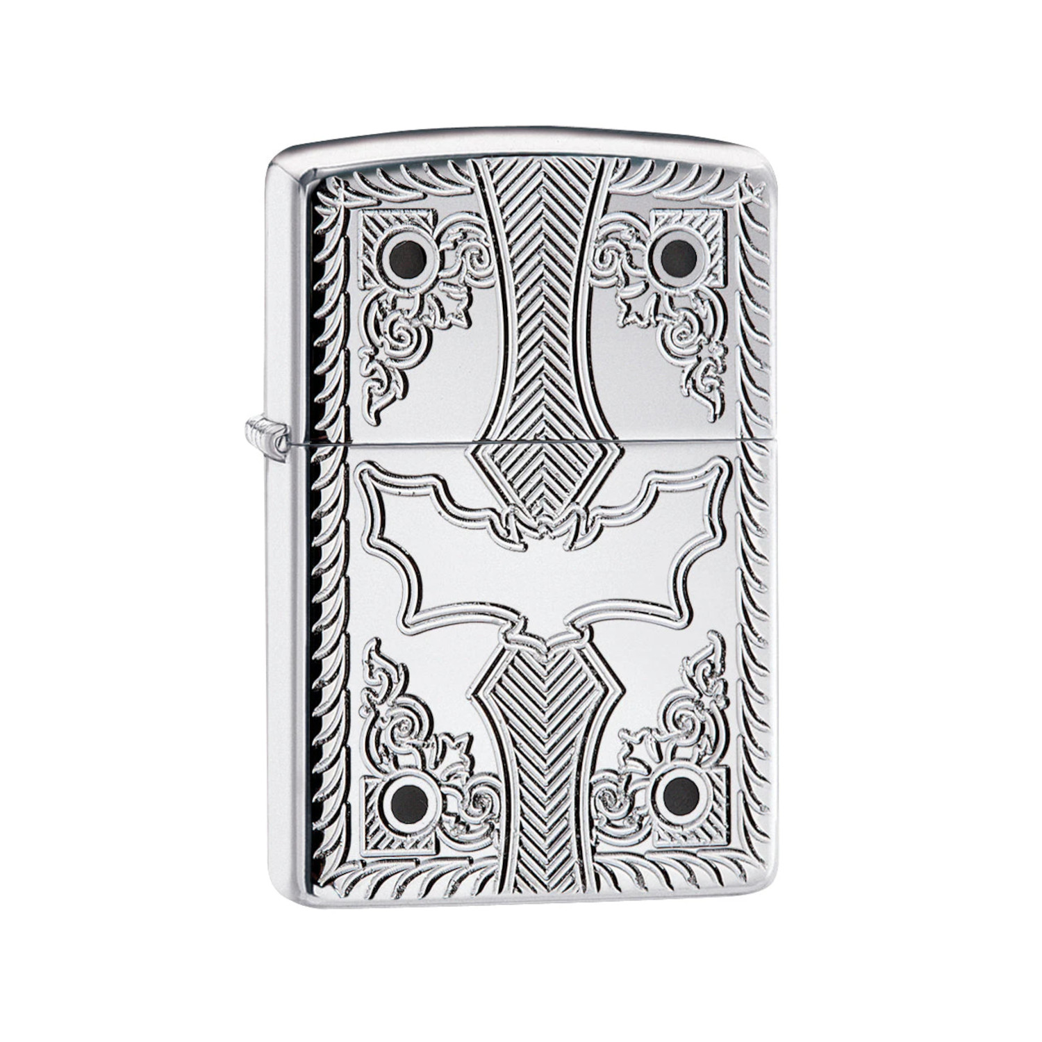 167 Zippo Carved Bat Design