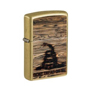 47094 Zippo Woodburn Design [Dont Tread On Me®]
